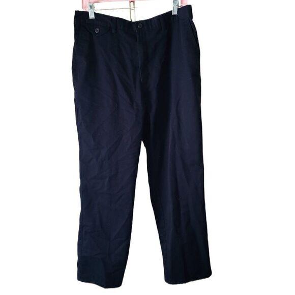 Towncraft Easy Care Men's Black Dress Pants - Picture 1 of 3